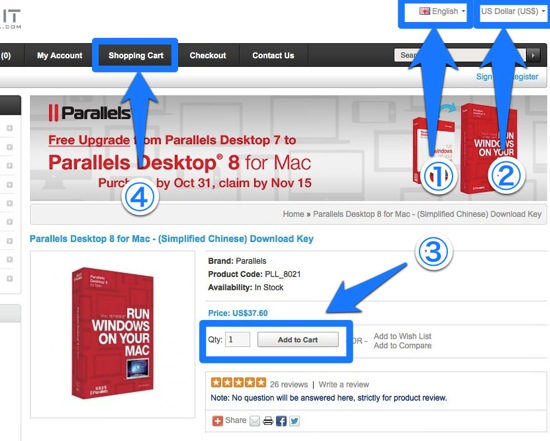 Parallels how to buy